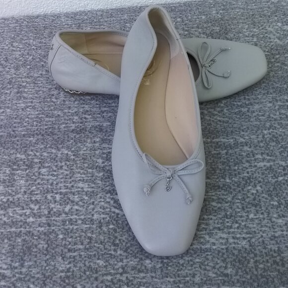 Sam Edelman Shoes Women's 9 Gray High Quality Flats Preppy Classic Chic Ballet - Picture 1 of 9